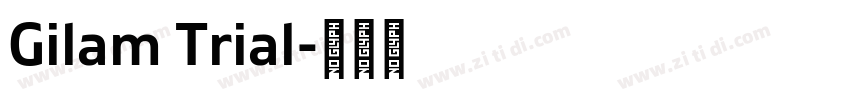 Gilam Trial字体转换